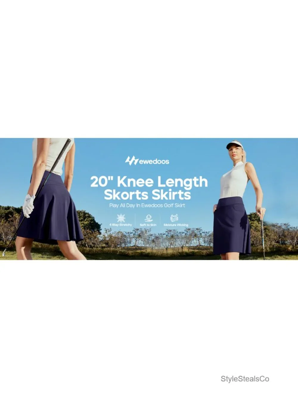 Skorts for Women with Pockets 20